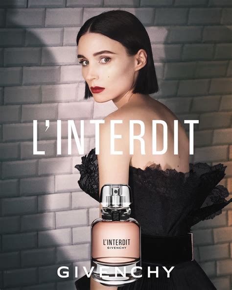 l'interdit givenchy anuncio|Rooney Mara .